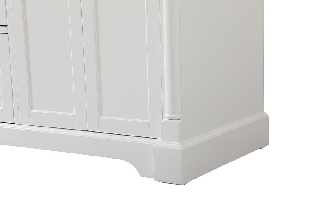 Elegant Bathroom Vanity - White, L 60" (VF53060DWH)