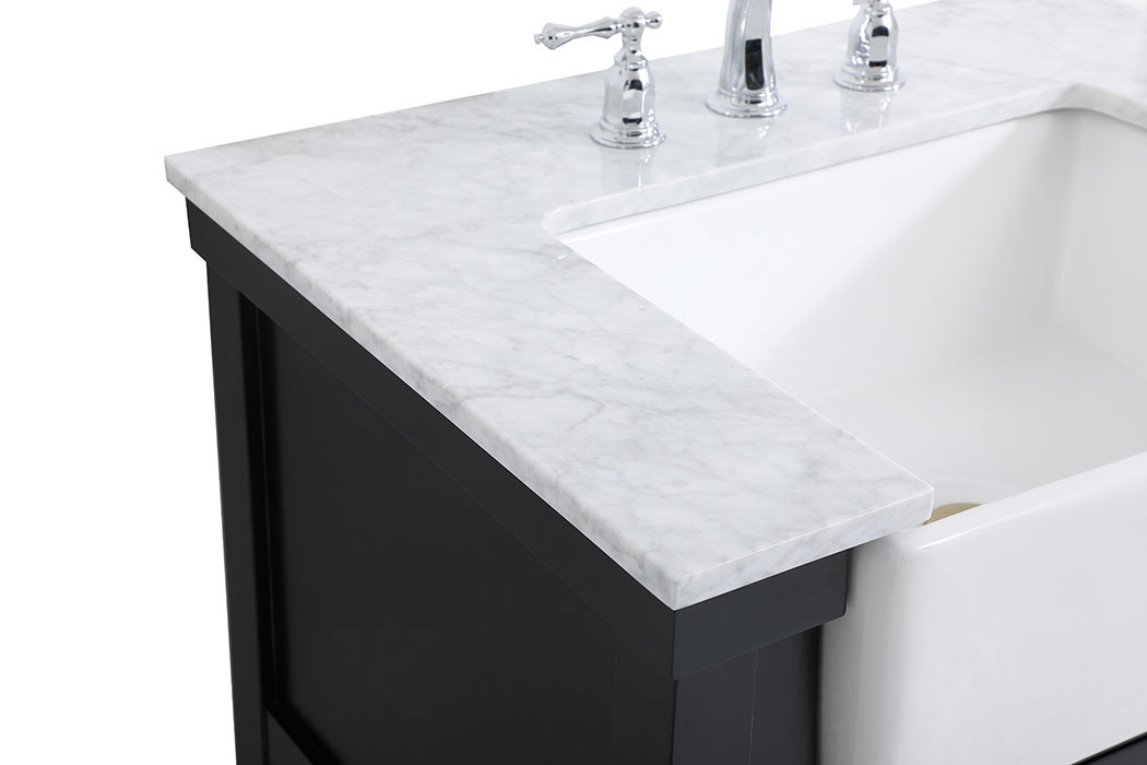 Elegant Bathroom Vanity - Black (VF60130BK)