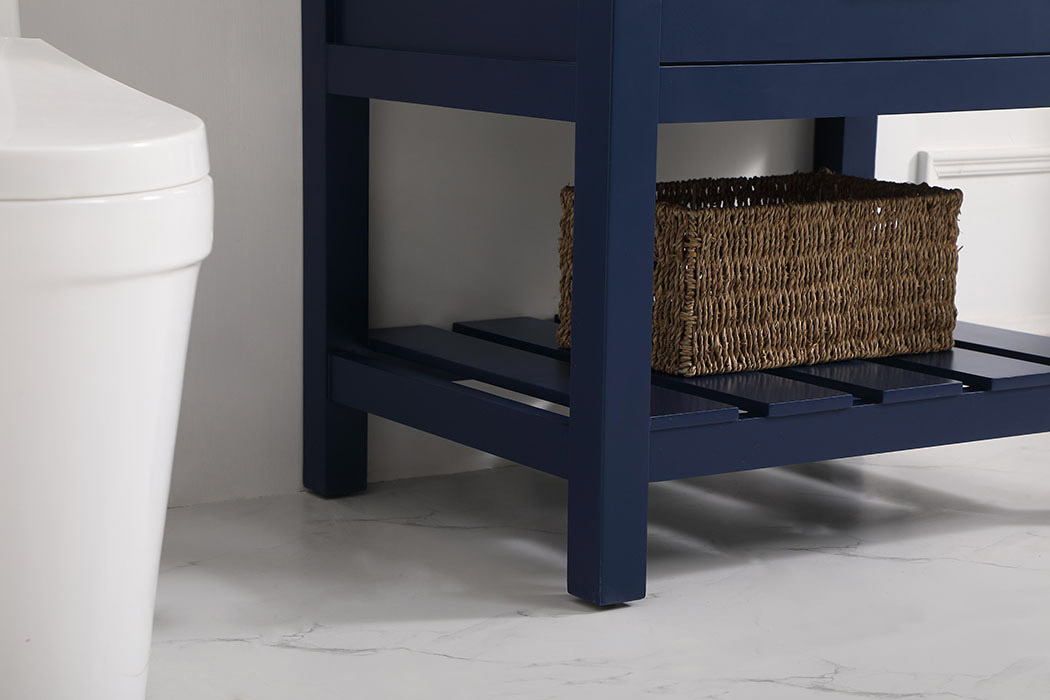 Elegant Bathroom Vanity - Blue (VF60130BL-BS)