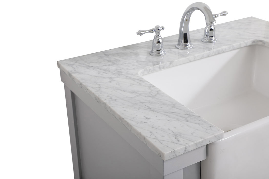 Elegant Bathroom Vanity - Gray (VF60130GR)