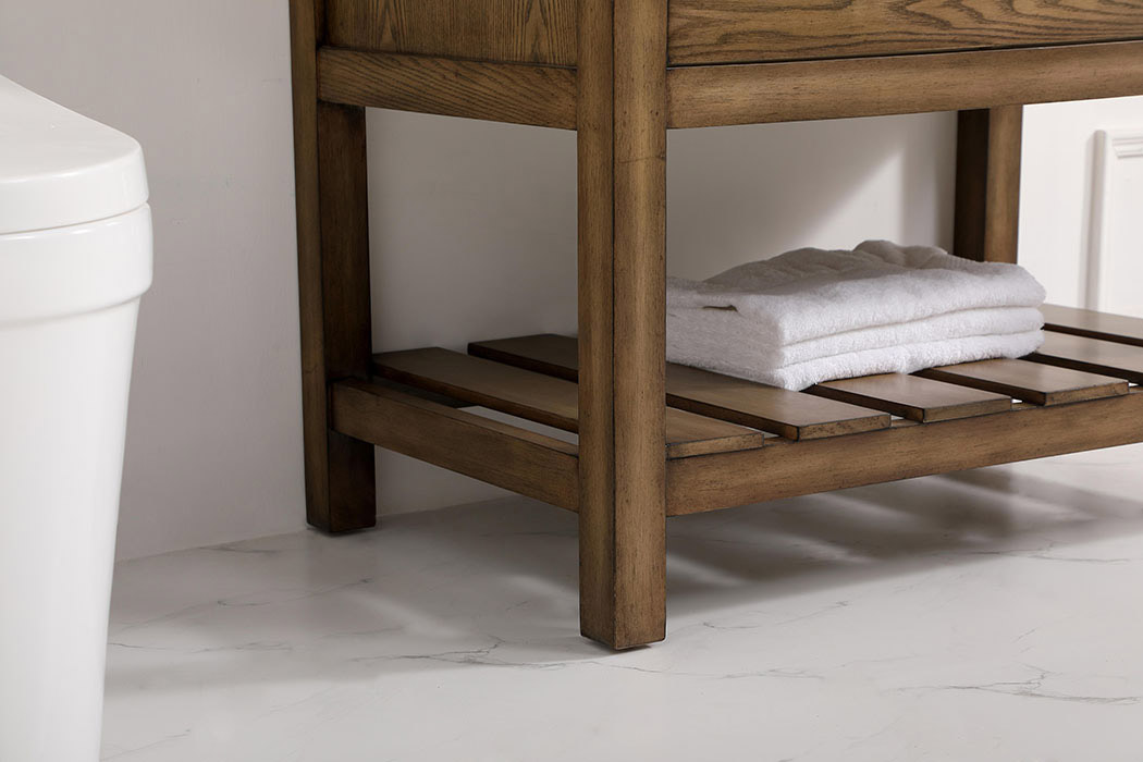 Elegant Bathroom Vanity - Driftwood (VF60136DW)