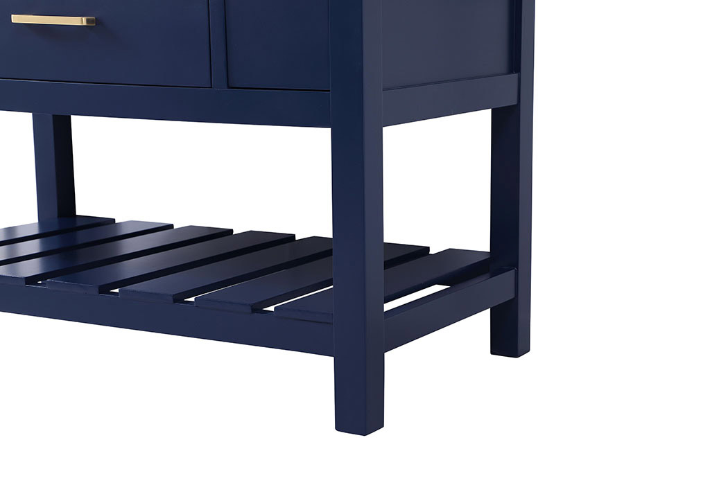 Elegant Bathroom Vanity - Blue (VF60142BL-BS)