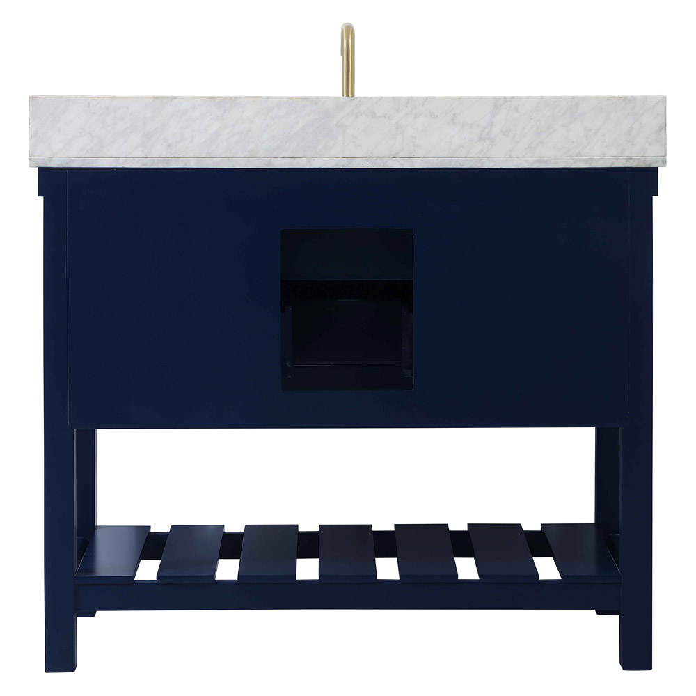 Elegant Bathroom Vanity - Blue (VF60142BL-BS)
