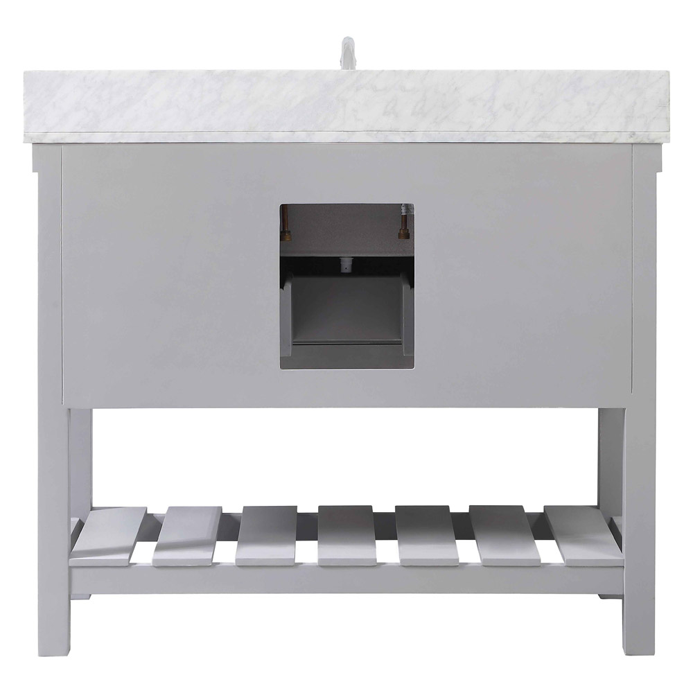 Elegant Bathroom Vanity - Gray (VF60142GR-BS)