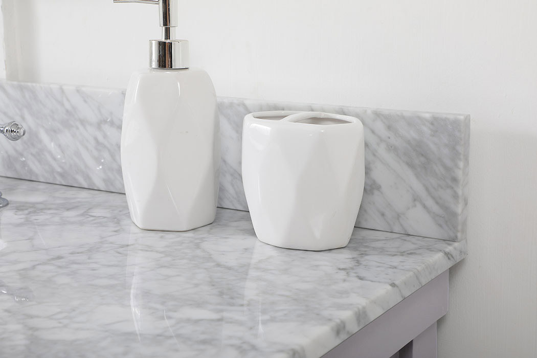Elegant Bathroom Vanity - Gray (VF60142GR-BS)