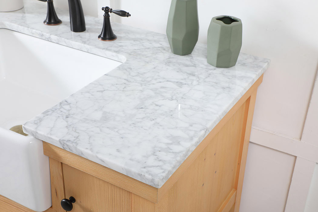 Elegant Bathroom Vanity - Natural Wood (VF60142NW)