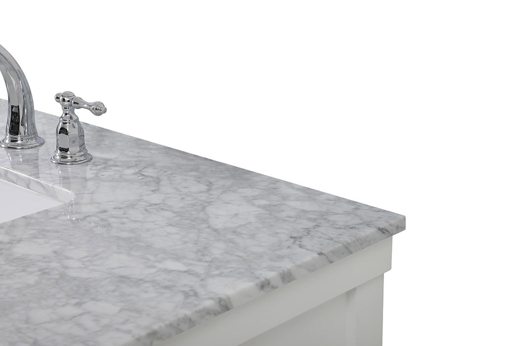 Elegant Bathroom Vanity - White (VF60142WH)