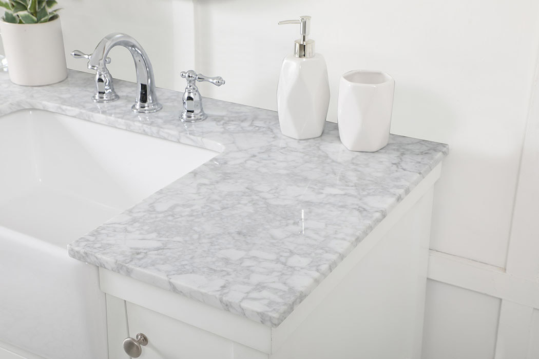 Elegant Bathroom Vanity - White (VF60142WH)