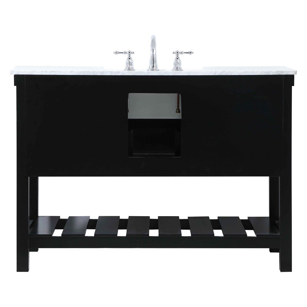 Elegant Bathroom Vanity - Black (VF60148BK)
