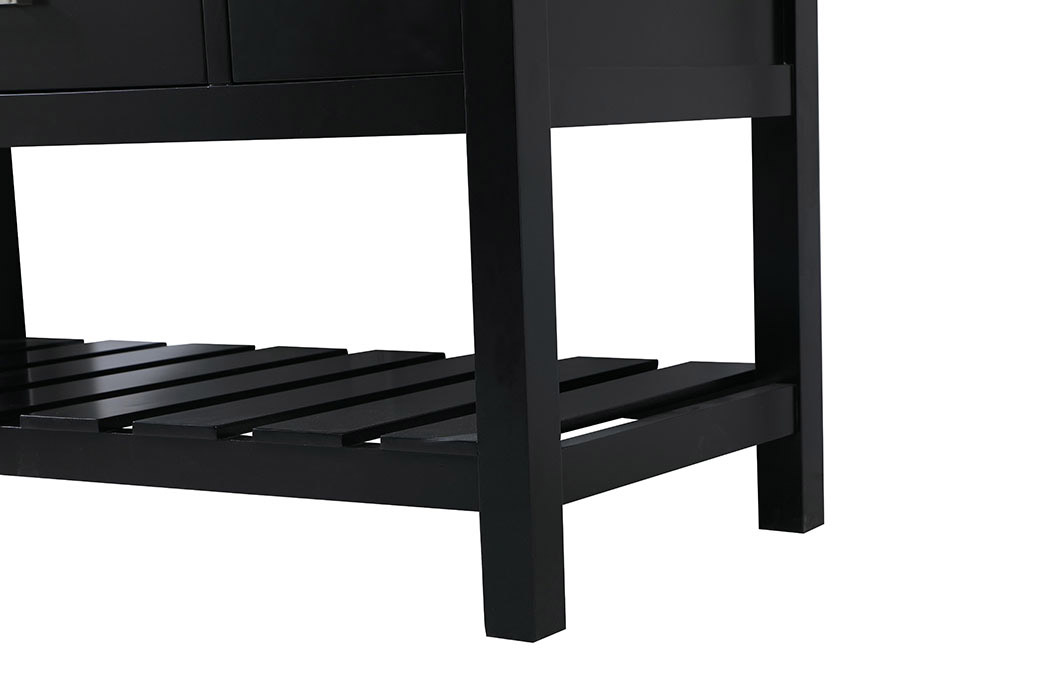 Elegant Bathroom Vanity - Black (VF60148BK-BS)