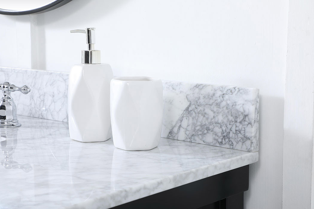Elegant Bathroom Vanity - Black (VF60148BK-BS)