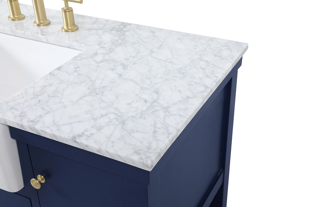 Elegant Bathroom Vanity - Blue (VF60148BL)