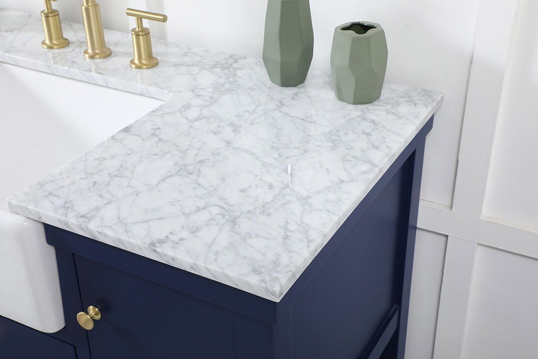 Elegant Bathroom Vanity - Blue (VF60148BL)