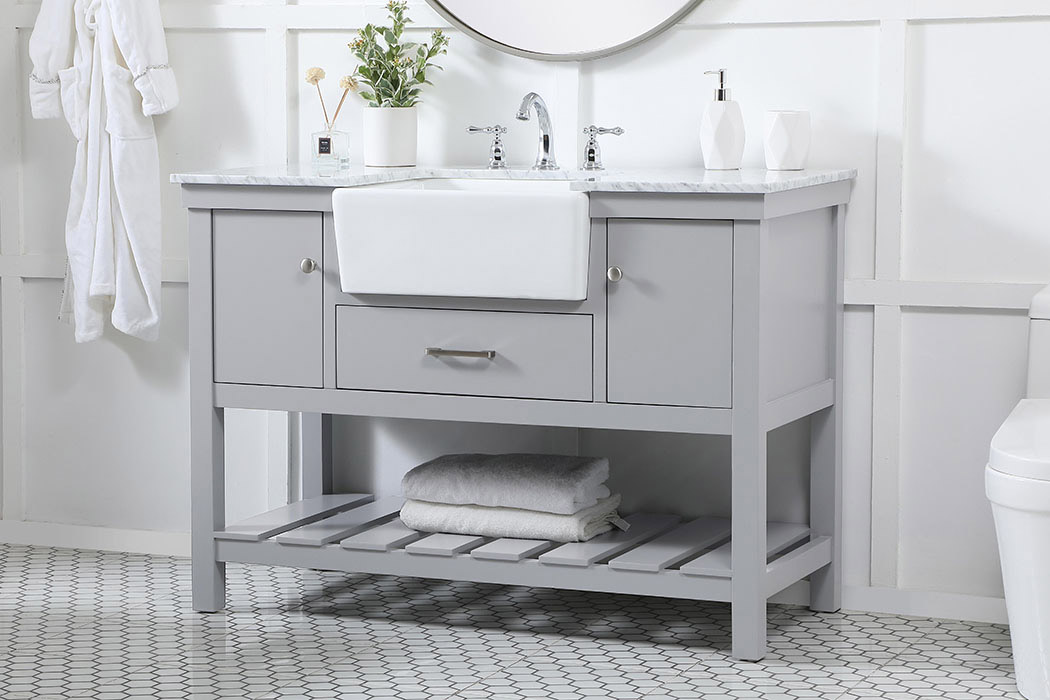 Elegant Bathroom Vanity - Gray (VF60148GR)