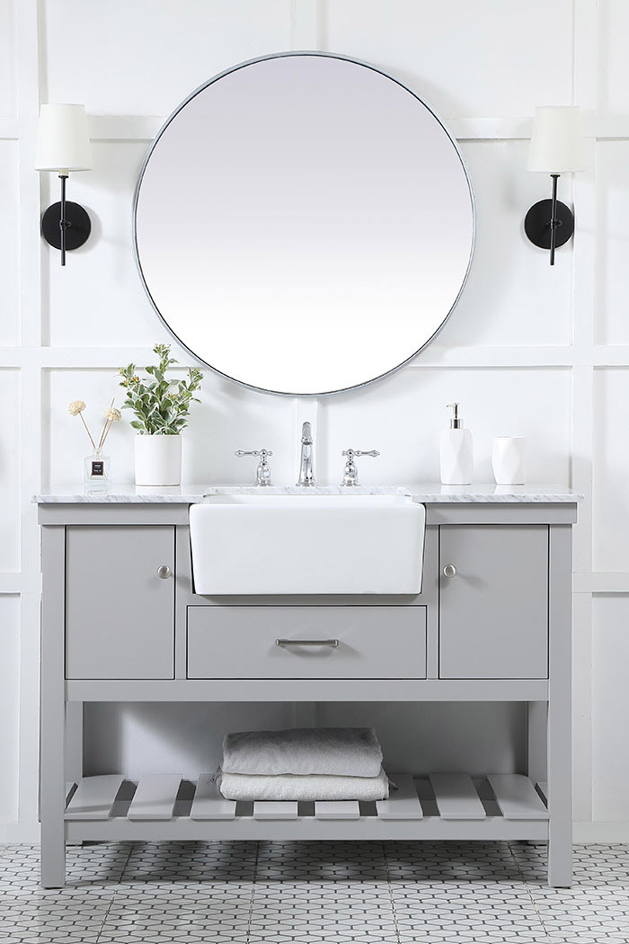 Elegant Bathroom Vanity - Gray (VF60148GR)