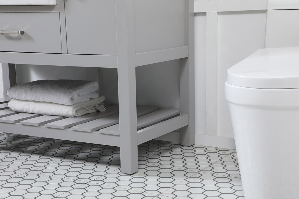Elegant Bathroom Vanity - Gray (VF60148GR)