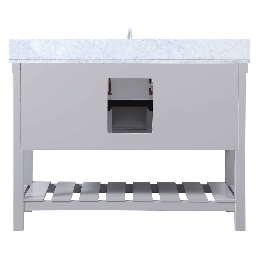 Elegant Bathroom Vanity - Gray (VF60148GR-BS)
