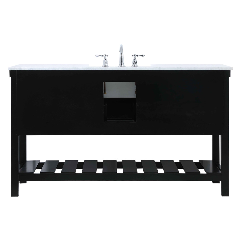 Elegant Bathroom Vanity - Black (VF60160BK)
