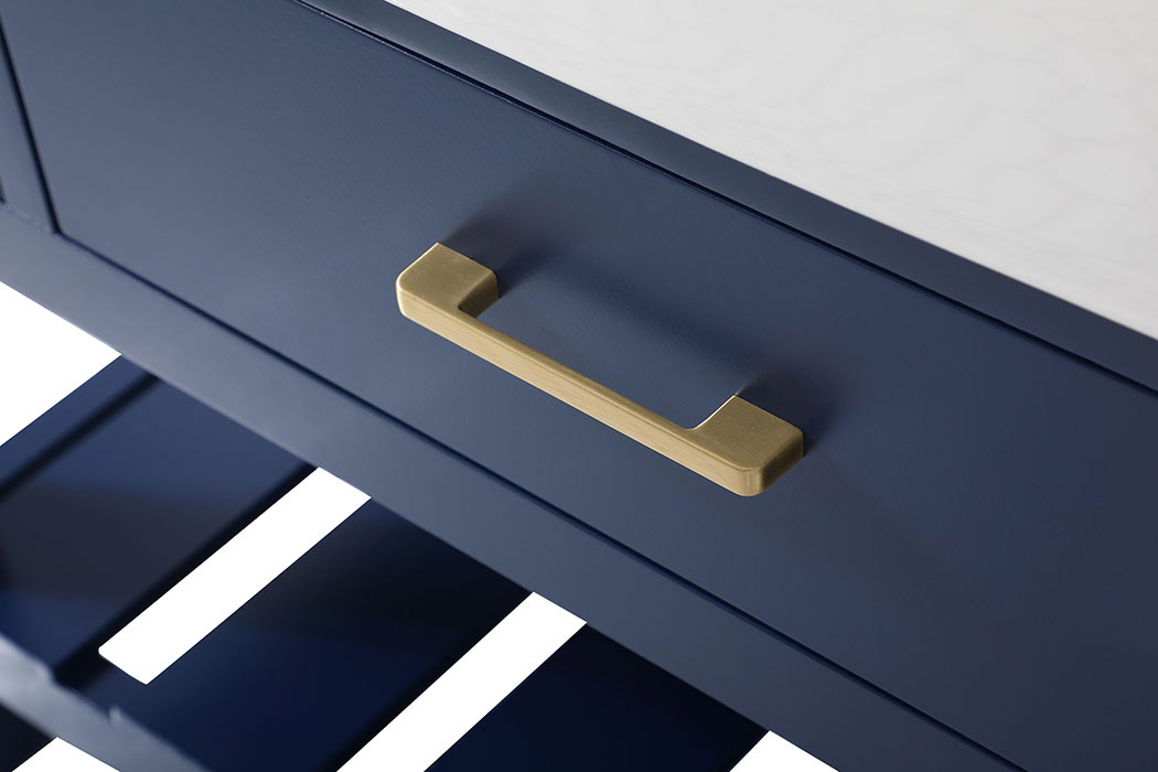 Elegant Bathroom Vanity - Blue (VF60160BL)