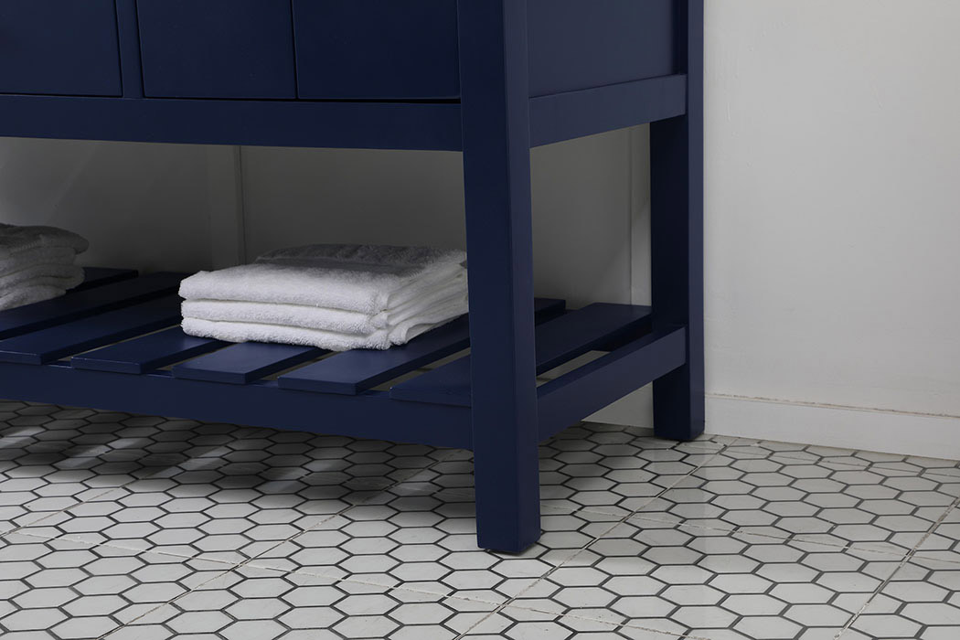 Elegant Bathroom Vanity - Blue (VF60160BL)