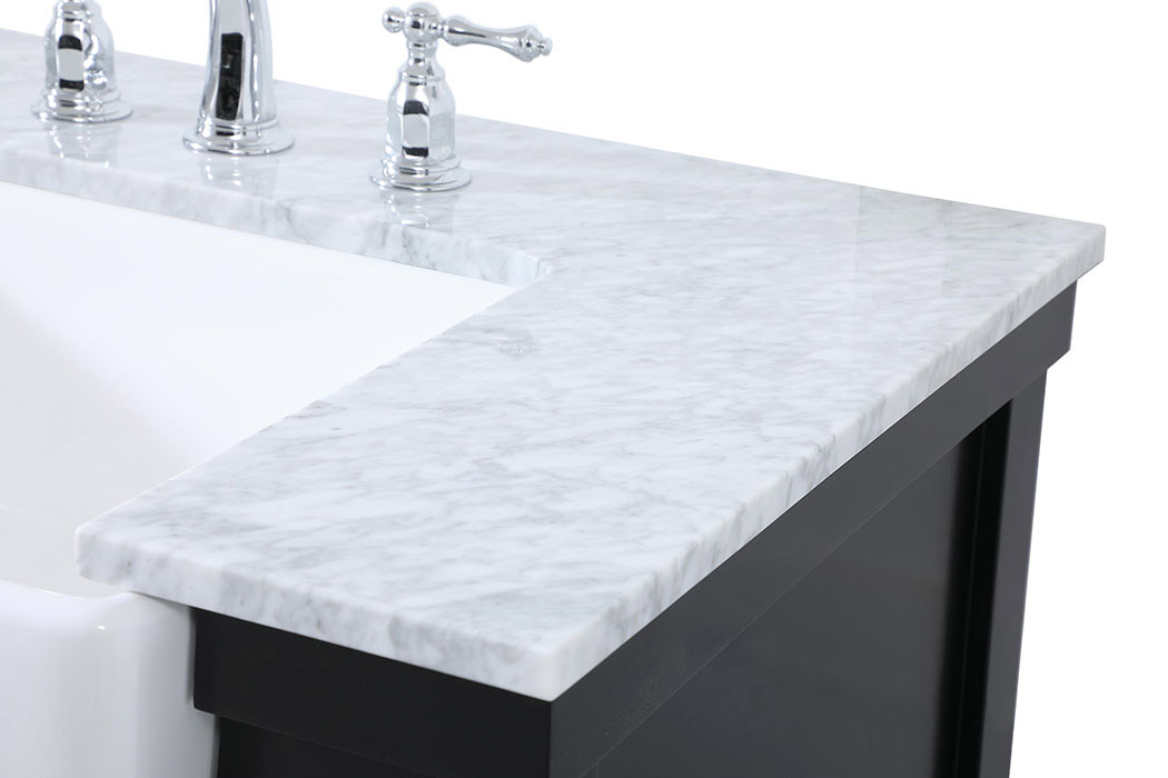 Elegant Bathroom Vanity - Black (VF60160DBK)