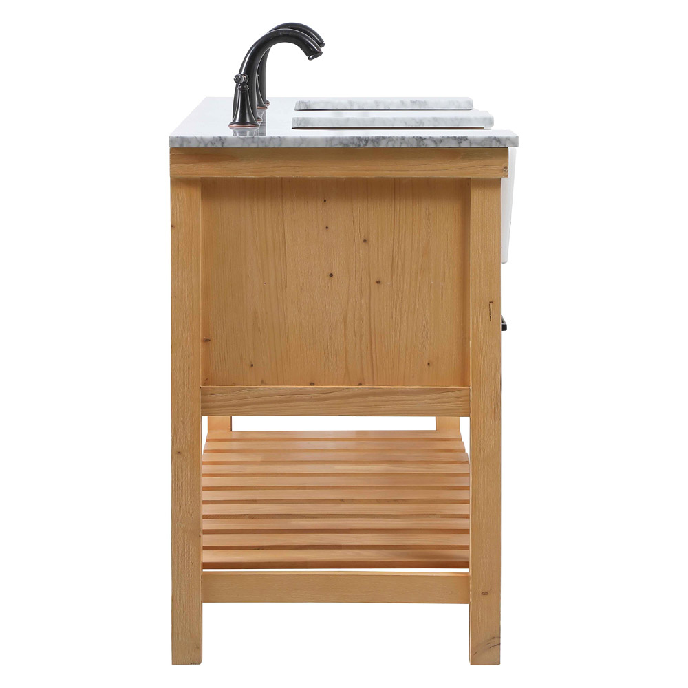 Elegant Bathroom Vanity - Natural Wood (VF60160DNW)