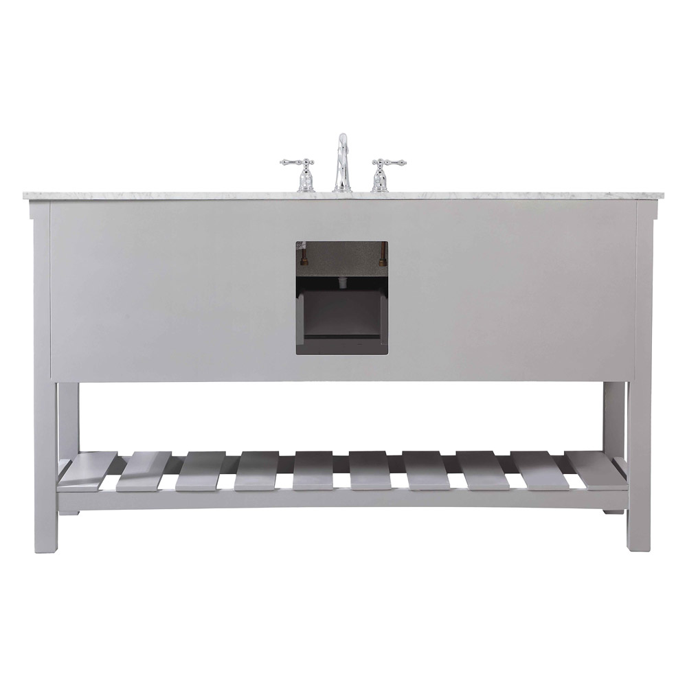 Elegant Bathroom Vanity - Gray (VF60160GR)
