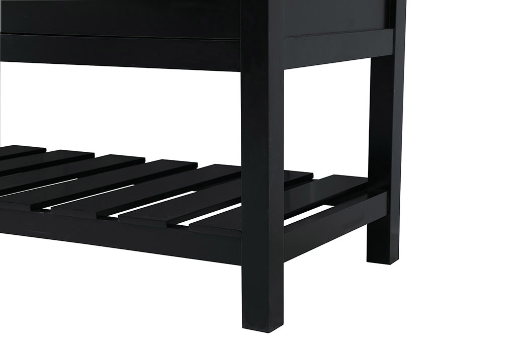 Elegant Bathroom Vanity - Black (VF60172DBK)