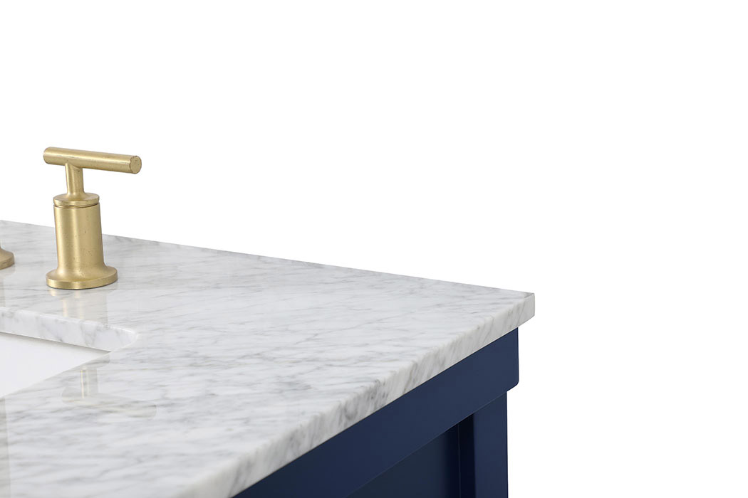 Elegant Bathroom Vanity - Blue (VF60172DBL)