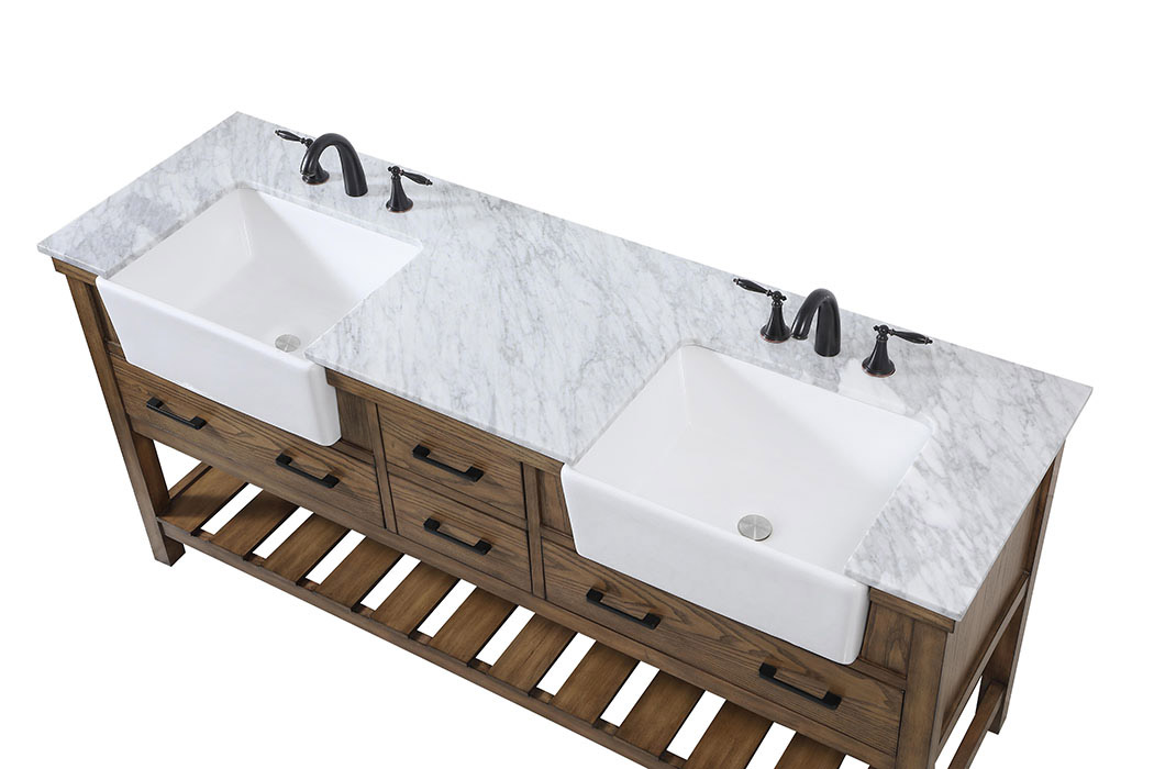 Elegant Bathroom Vanity - Driftwood (VF60172DDW)