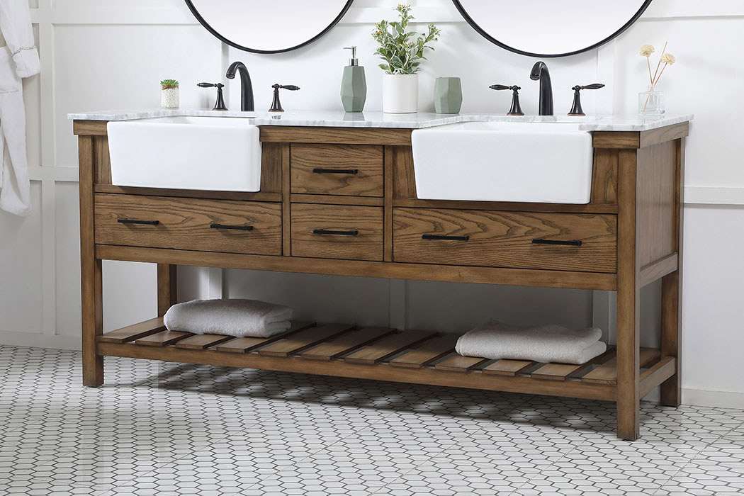 Elegant Bathroom Vanity - Driftwood (VF60172DDW)
