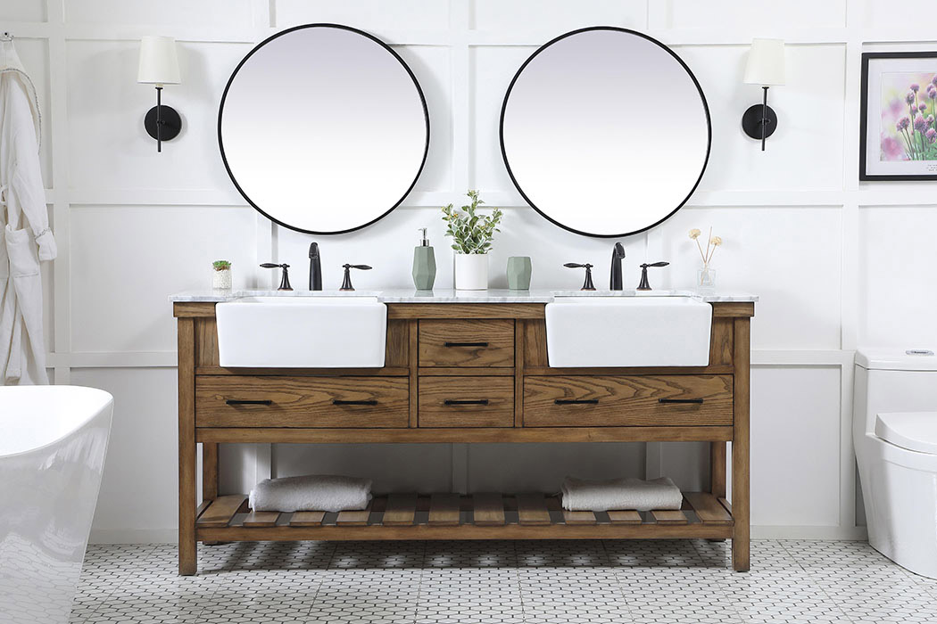Elegant Bathroom Vanity - Driftwood (VF60172DDW)