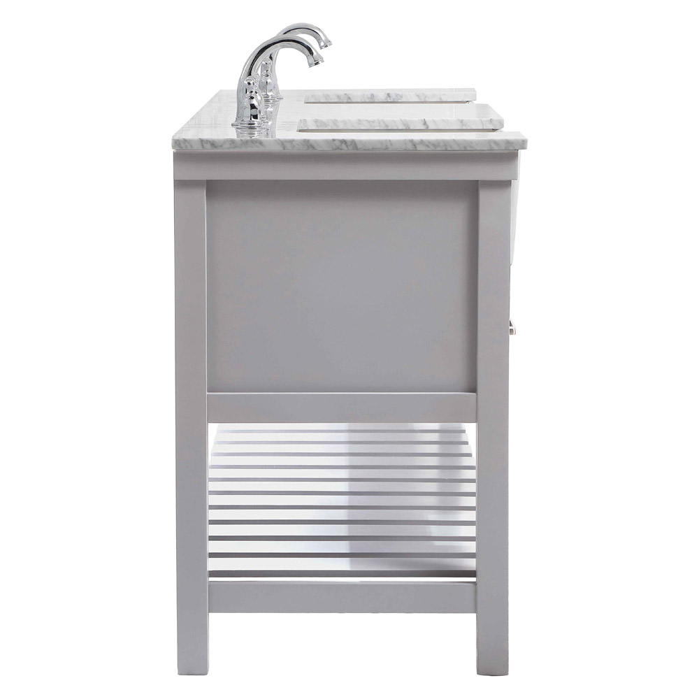 Elegant Bathroom Vanity - Gray (VF60172DGR)