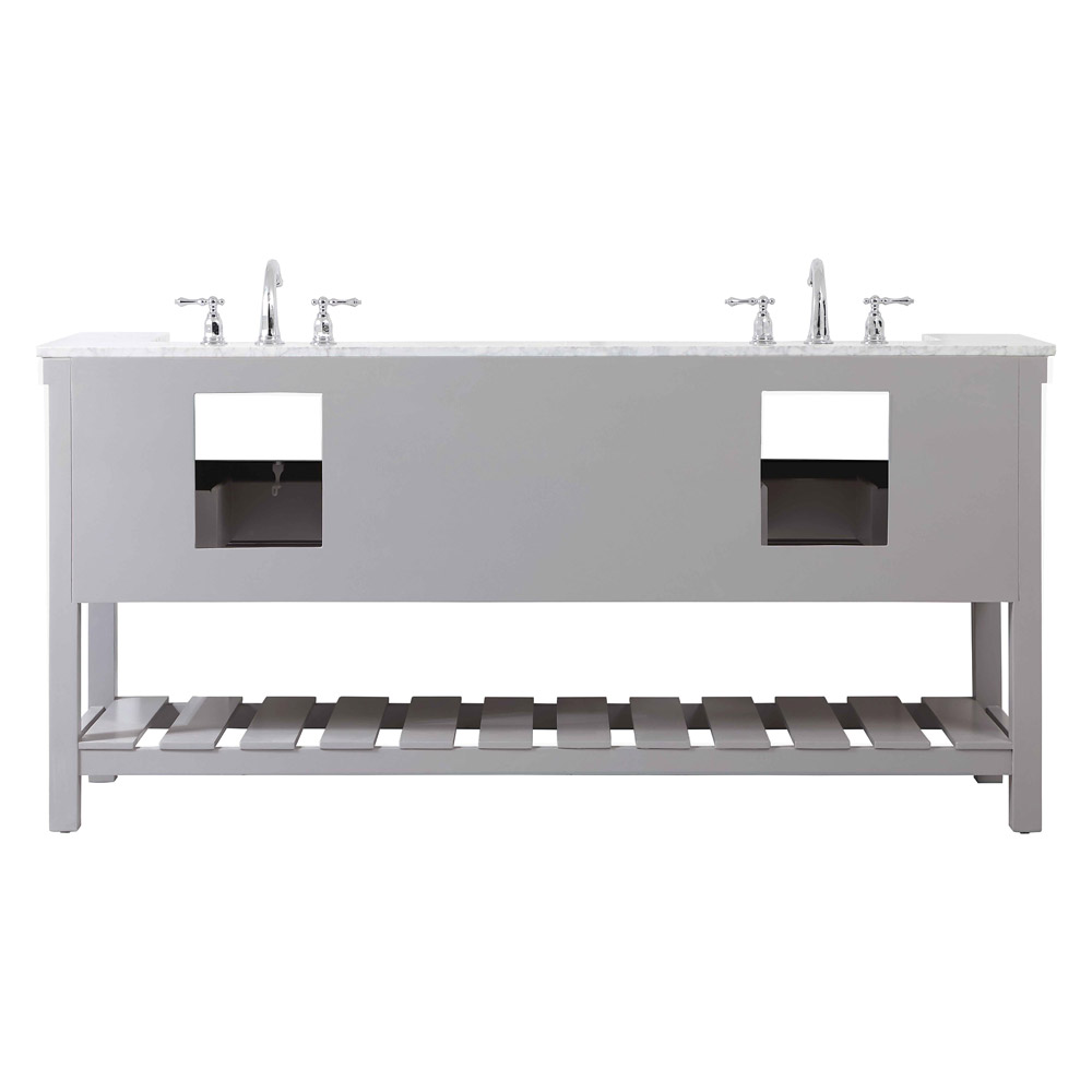Elegant Bathroom Vanity - Gray (VF60172DGR)