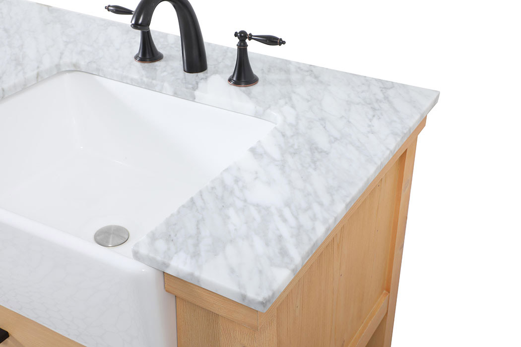 Elegant Bathroom Vanity - Natural Wood (VF60172DNW)