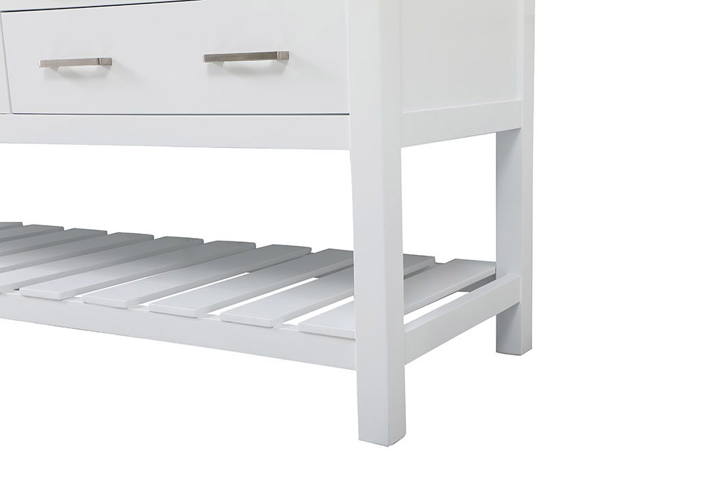 Elegant Bathroom Vanity - White (VF60172DWH)