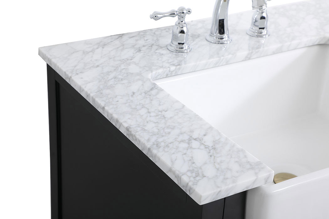 Elegant Bathroom Vanity - Black (VF60236BK)