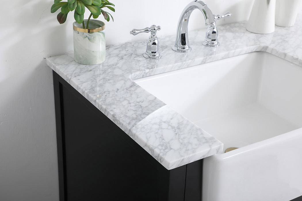 Elegant Bathroom Vanity - Black (VF60236BK)