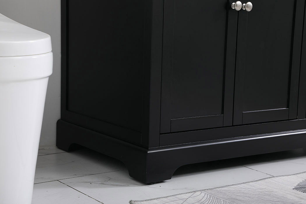 Elegant Bathroom Vanity - Black (VF60236BK)