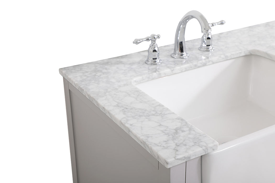 Elegant Bathroom Vanity - Gray (VF60236GR)