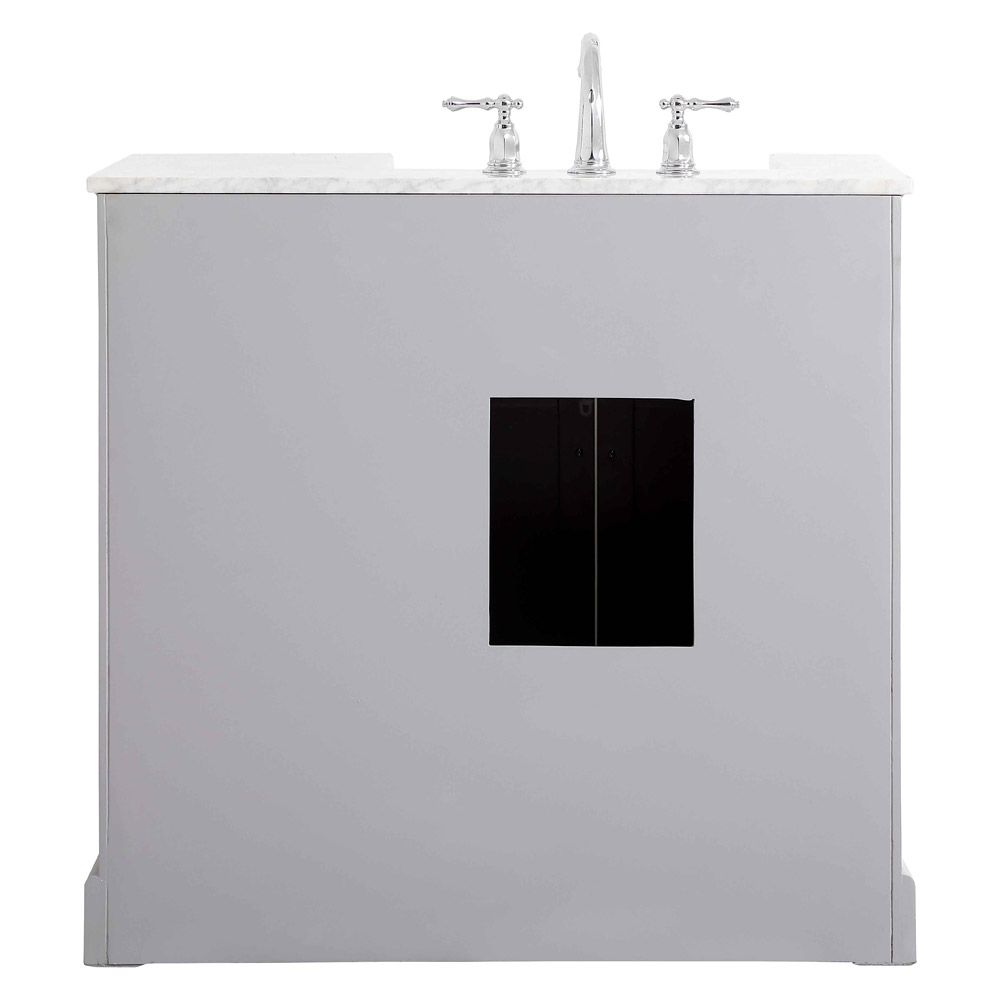 Elegant Bathroom Vanity - Gray (VF60236GR)