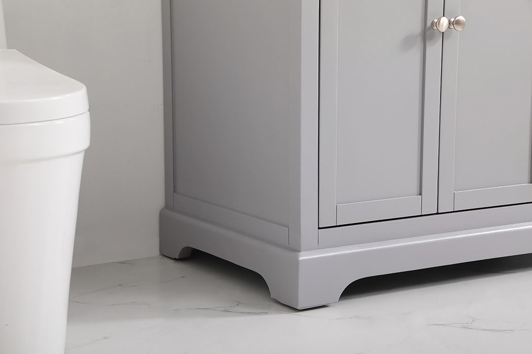 Elegant Bathroom Vanity - Gray (VF60236GR-BS)