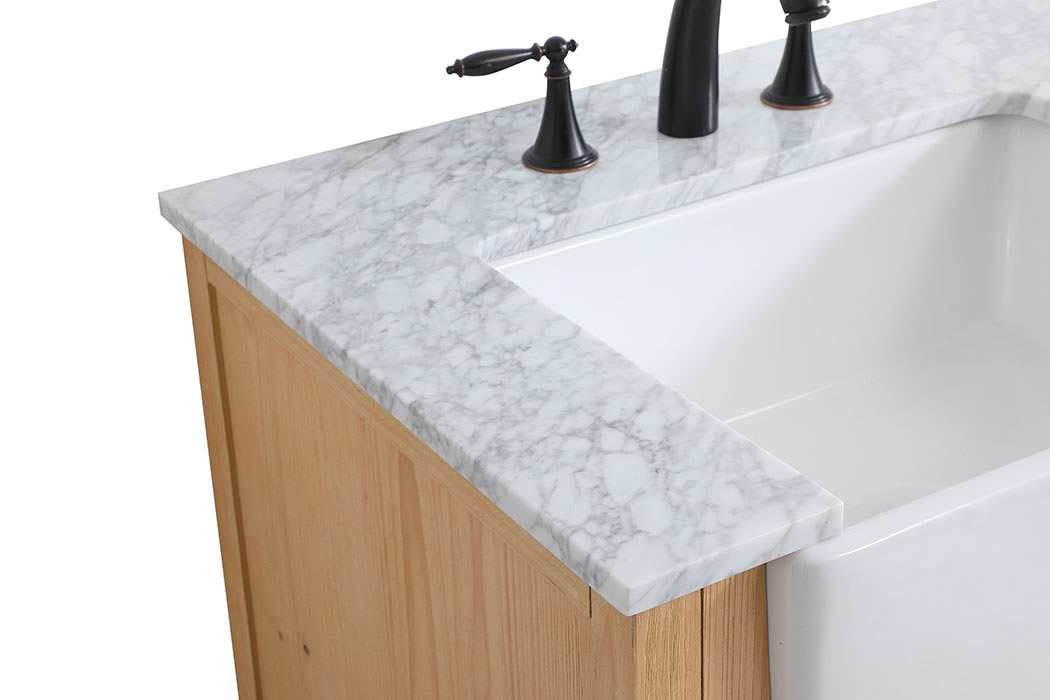 Elegant Bathroom Vanity - Natural Wood (VF60236NW)