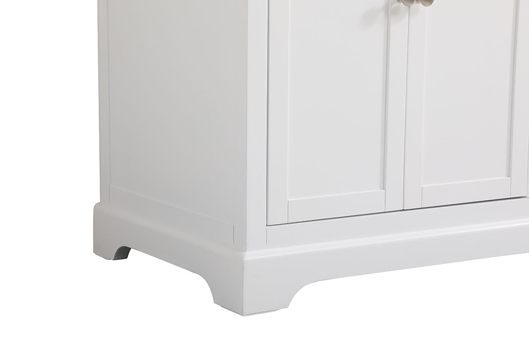 Elegant Bathroom Vanity - White (VF60236WH-BS)