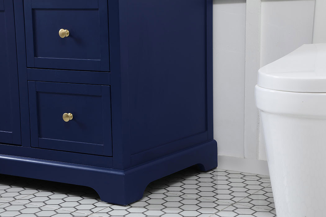 Elegant Bathroom Vanity - Blue (VF60242BL)