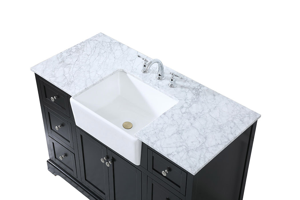 Elegant Bathroom Vanity - Black (VF60248BK)