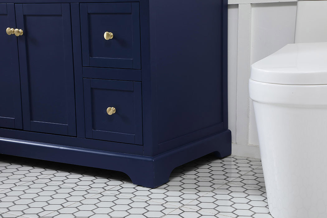 Elegant Bathroom Vanity - Blue (VF60248BL)