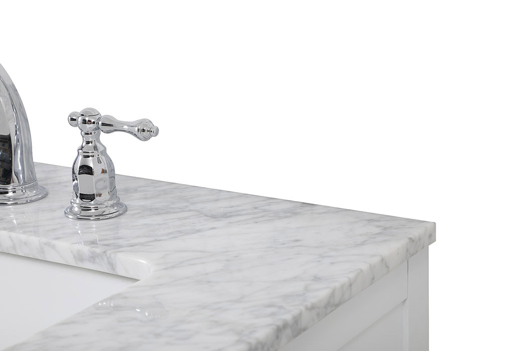 Elegant Bathroom Vanity - White (VF60260DWH)
