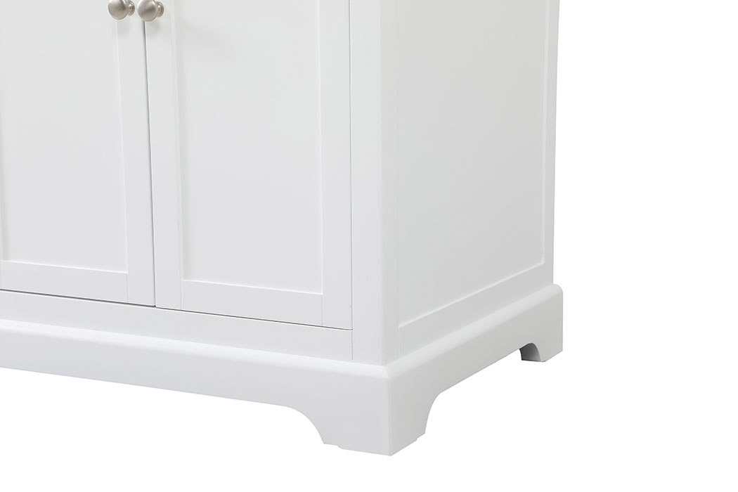 Elegant Bathroom Vanity - White (VF60260DWH)