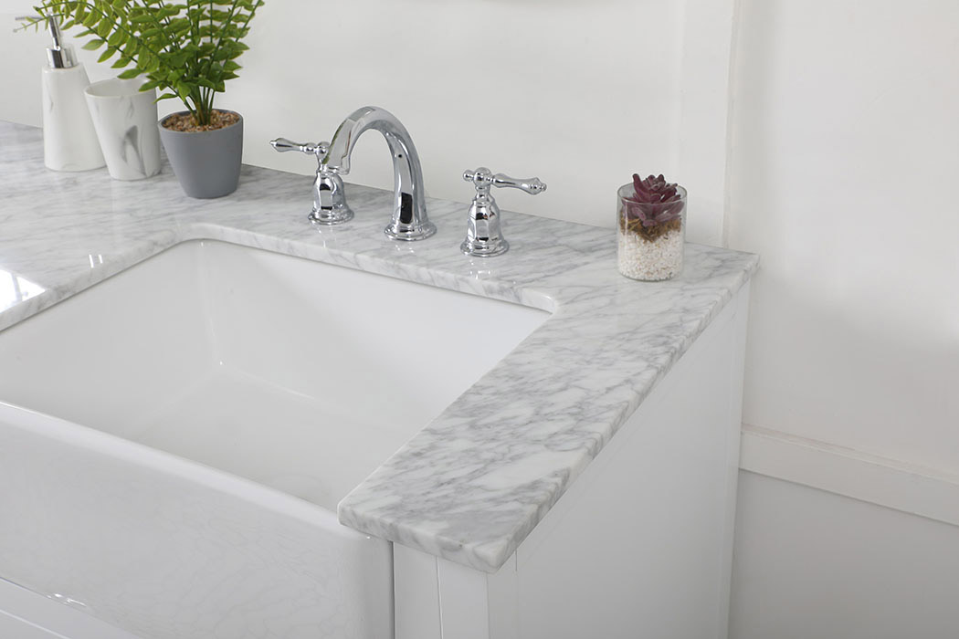 Elegant Bathroom Vanity - White (VF60260DWH)